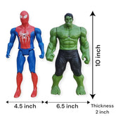 Avengers Action Figure Infinity War Spider Man Hero Series Toy for kids, Large (6.5 inch) with LED Light on Chest -Foldable Leg